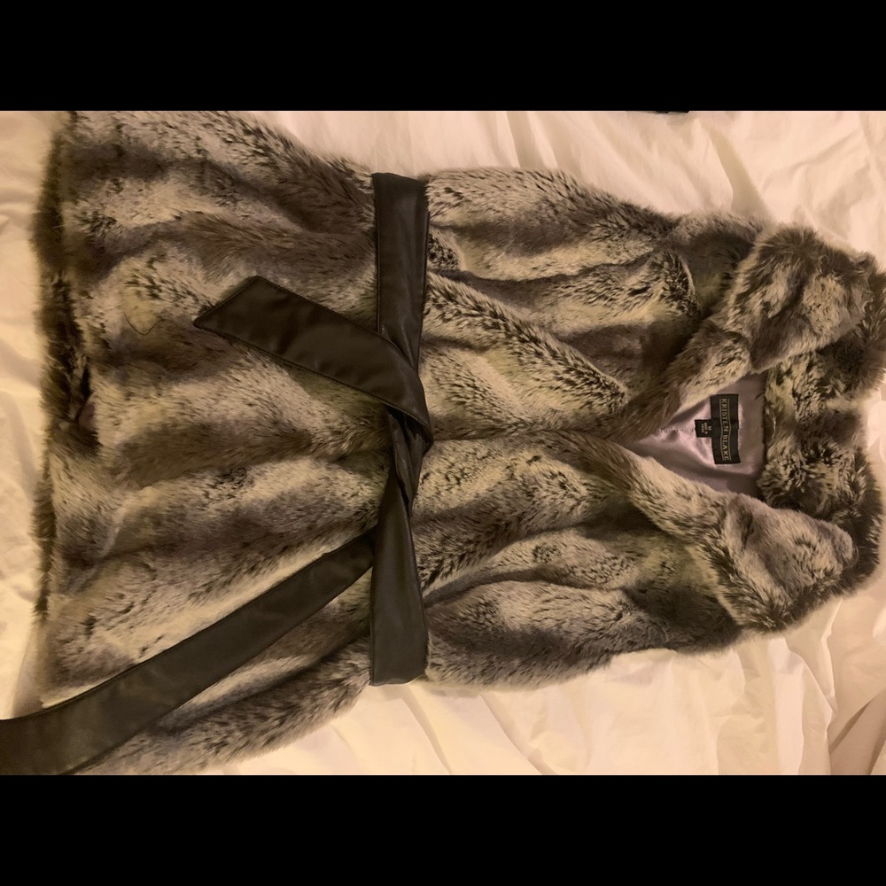 Kristen Blake faux fur vest